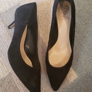 Vince Camuto Black Suede Heels size 11